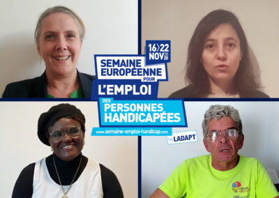 La semaine européenne de l’emploi des personnes handicapées