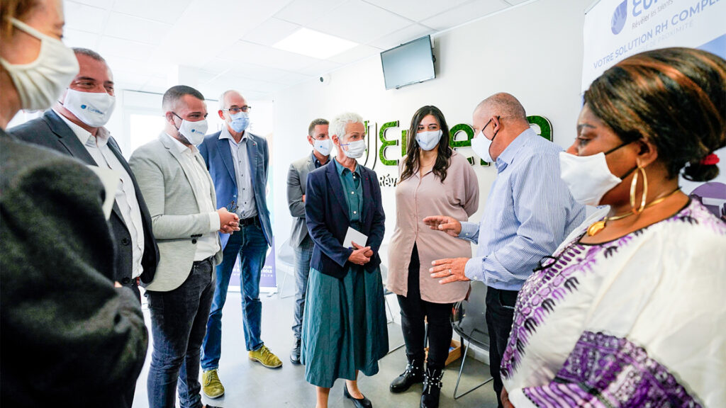 Brigitte KLINKERT inaugure notre nouvelle agence Eureka Gennevilliers