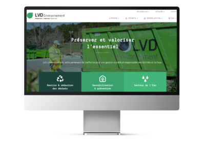 Lancement du nouveau site internet LVD Environnement