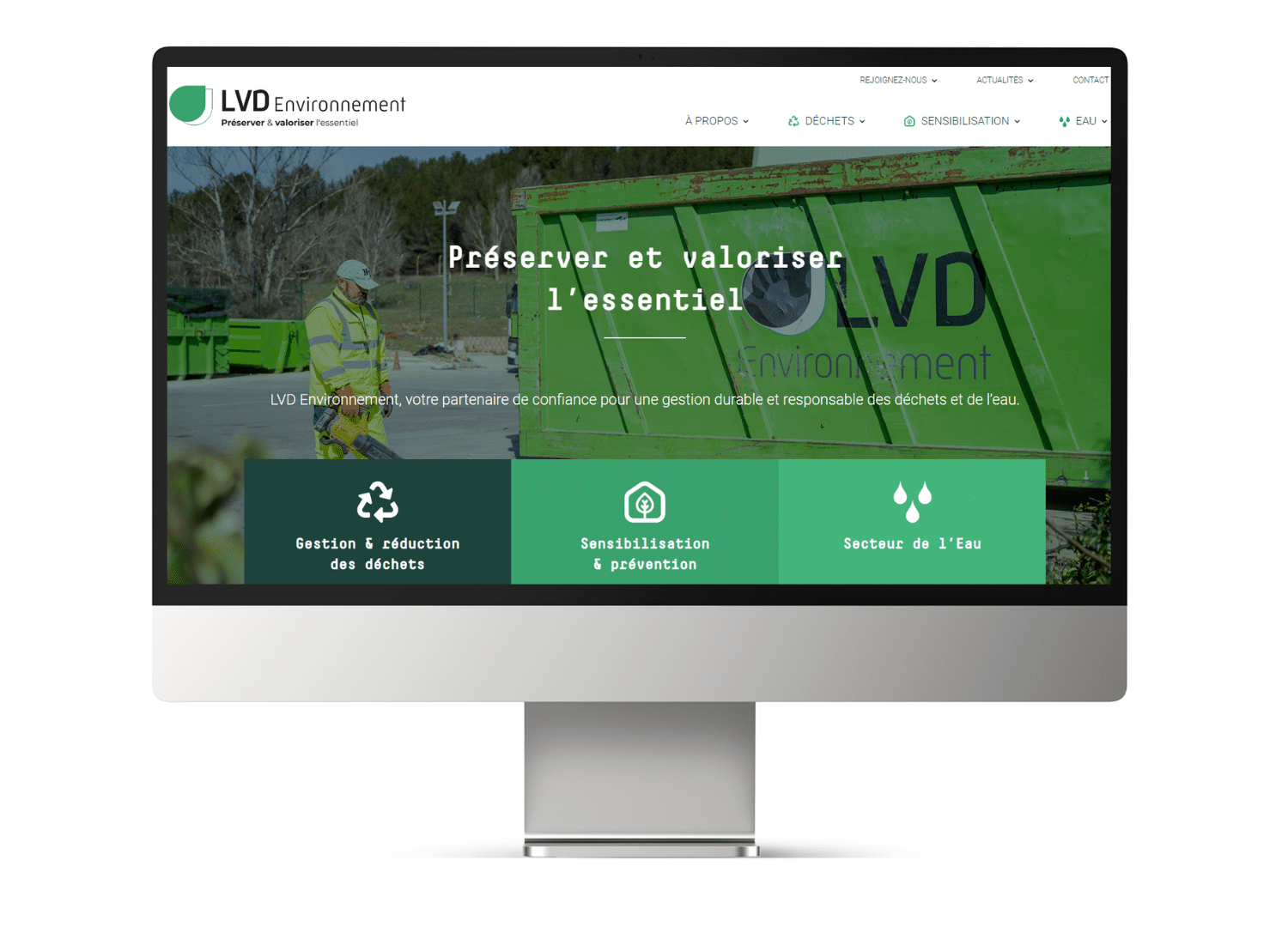 Lancement du nouveau site internet LVD Environnement