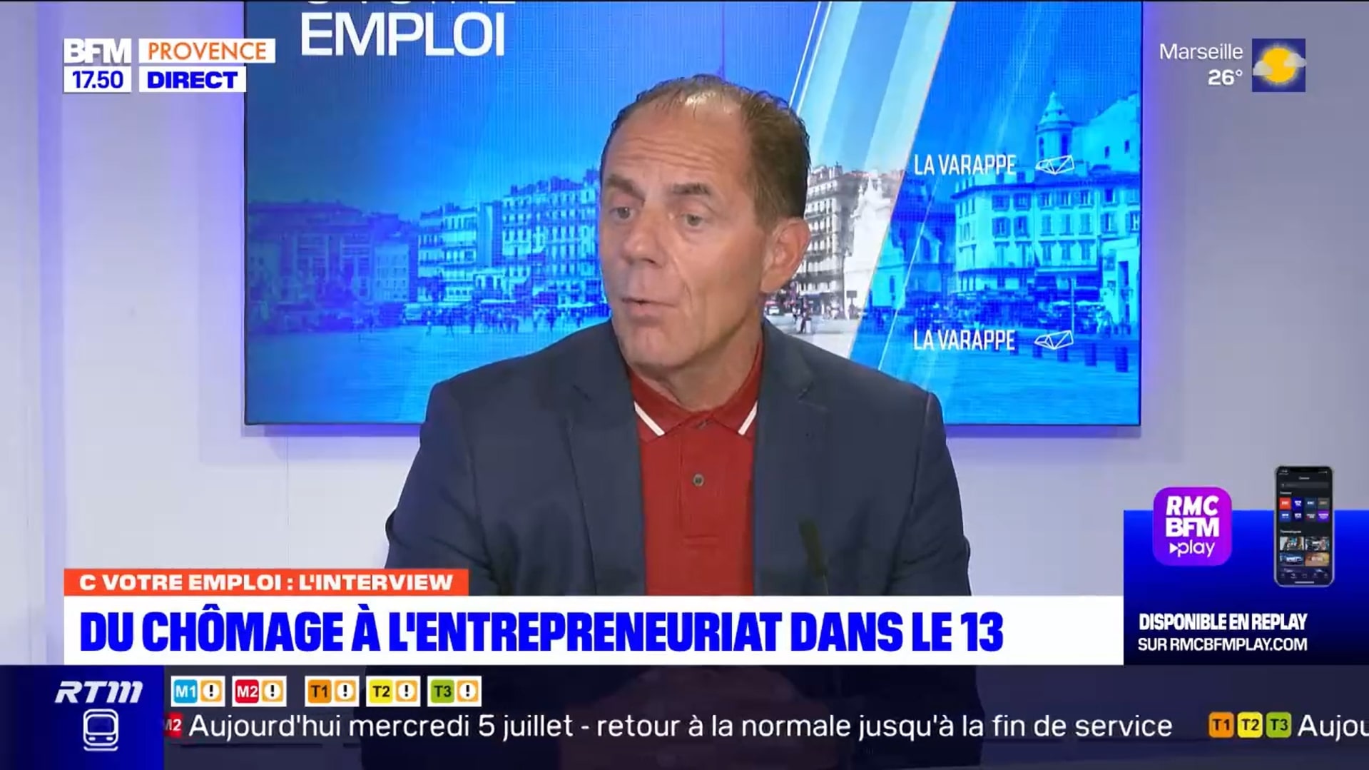 BFM Marseille Provence x La Varappe : C VOTRE EMPLOI : 05/07/2023