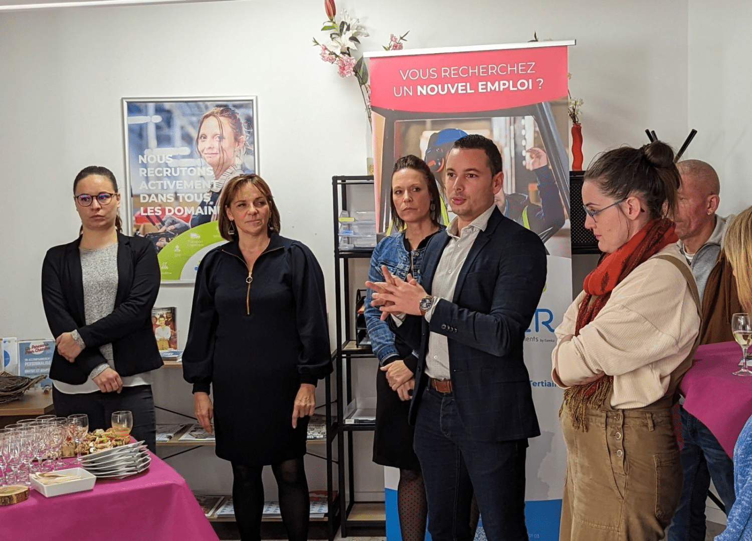 photo de l'inauguration de l'agence Alter à Pontivy