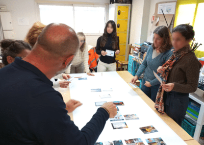 Atelier Fresque du climat à la Ressourcerie Le Dirigeable